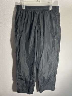 Nike Storm Fit Track Pants Mens XL Black Waterproof Ankle Zipper 535689